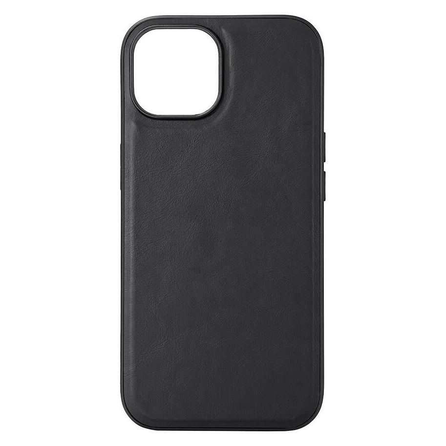 Carl BUFFALO Backcover Leder Mag Series iPhone 15 Schwarz (Apple iPhone 15) (590107)