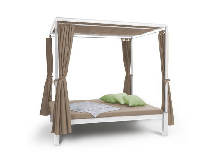 Blumfeldt Senator Lounge Transat 188 x 208 x 205cm pare-soleil - taupe