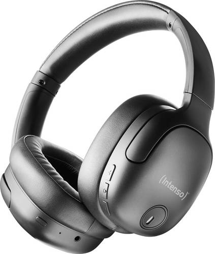 Intenso Over-Ear O400HA black 3740400 Over Ear Kopfhörer Bluetooth Stereo Schwarz Noise Cancelling Faltbar Computer