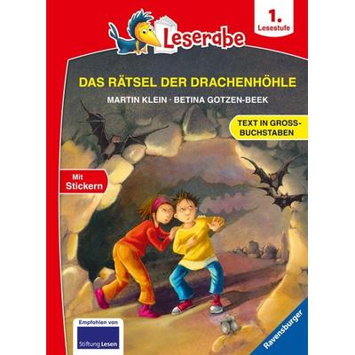 Leserabe 1. Lesestufe - DAS RÄTSEL DER DRACHENHÖHLE, Gebundene Ausgabe von Martin Klein, Ravensburger Verlag GmbH, 978-3-473-46186-8