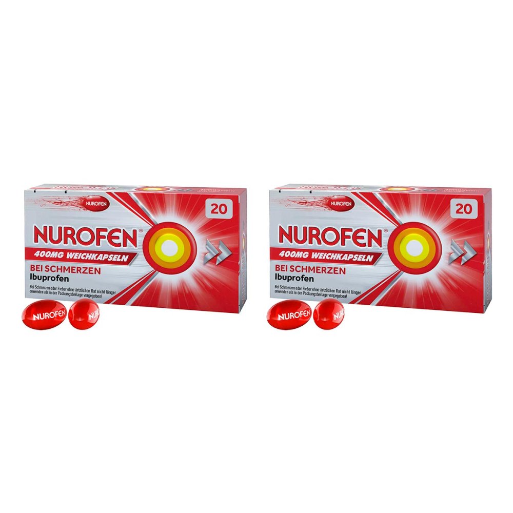 Reckitt Benckiser Deutschland GmbH NUROFEN 400 mg Ibuprofen Weichkapseln 08102664