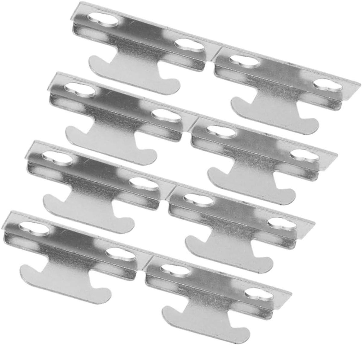 Verstelbare Gordijnsteunen - Zilver - 6,5 cm