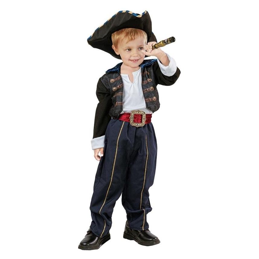 GoDan Piratenkapitän-Kostüm, Grösse 92/104 cm (104, 92) (54653197)