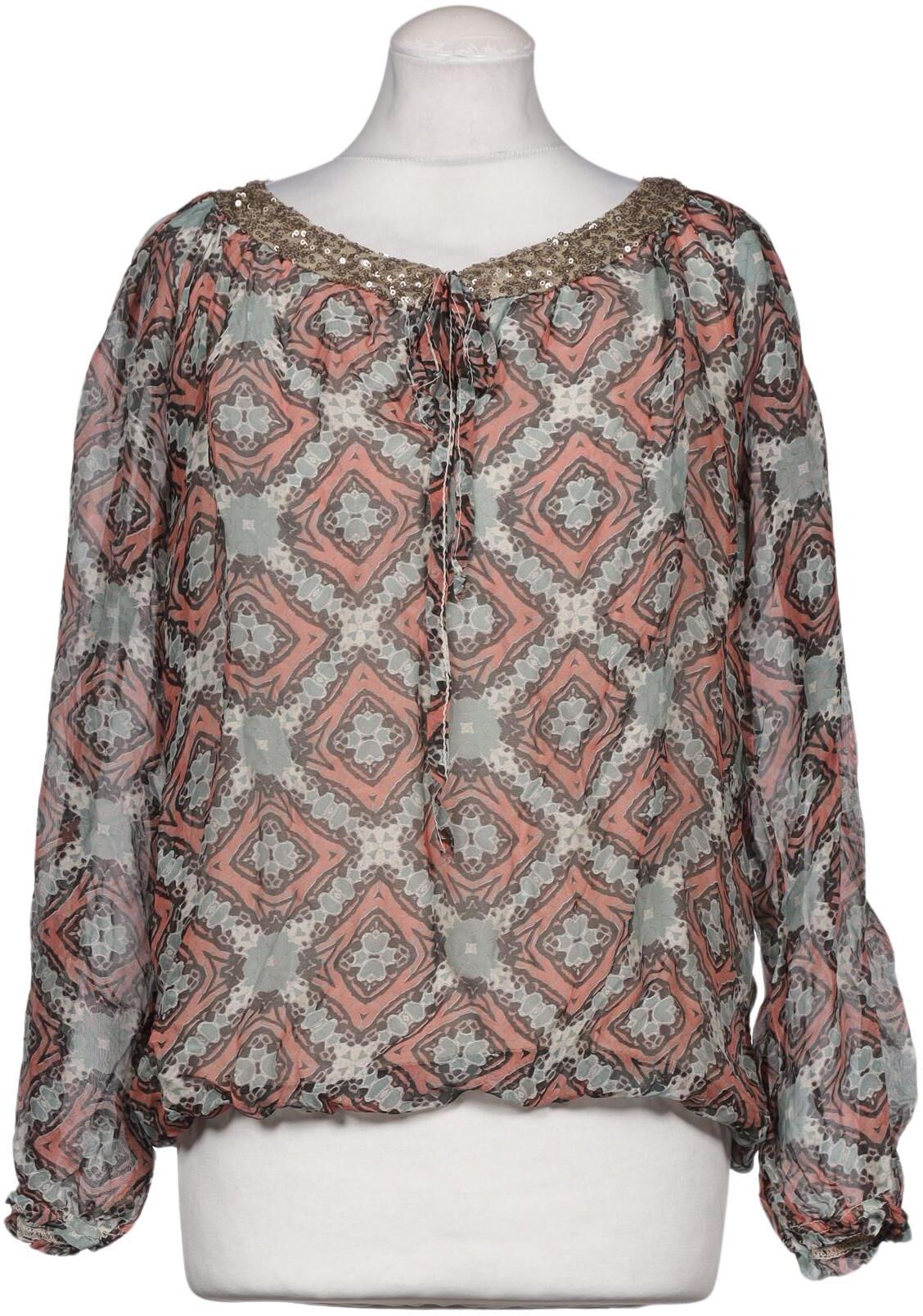 Cartoon Damen Bluse, Mehrfarbig, Gr. S, Viskose / Seide / Elasthan - Second Hand