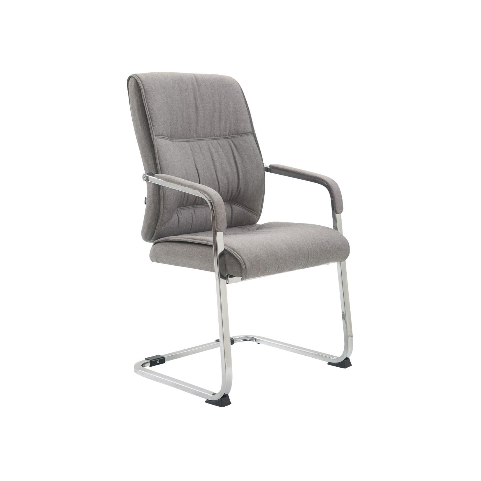 CLP XL Besucherstuhl Anubis Stoff Farbe: grau