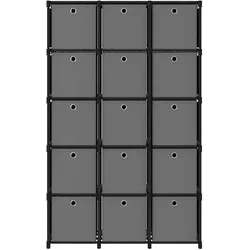 vidaXL, Regal, Calenella (Mit Boxen) (30 x 30 x 175.50 cm)