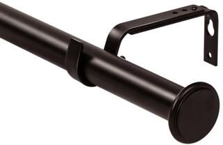 Urbanest 1-inch Diameter Bouton Adjustable Single Drapery Curtain Rod