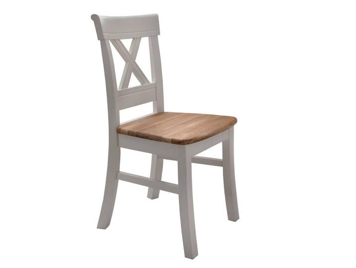 P & B Stuhl, Weiß, Holz, Kiefer, massiv, eckig, 40x94x45 cm, Esszimmer, Stühle, Esszimmerstühle, Vierfußstühle
