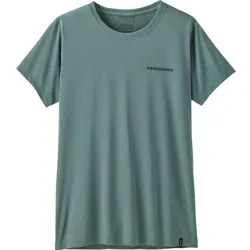 Patagonia W's Cap Cool Daily Damen Funktionsshirt - Mother Rays shore blue-light shore blue x dye M