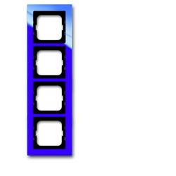 Busch-Jaeger 4fach Rahmen Rahmen Blau, Ultramarinblau 2CKA001754A4354 1 St.