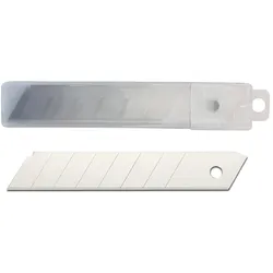 100 Abbrechklingen 18mm Universal Cutterklingen Ersatz für Teppichmesser Schneidwerkzeuge Schwarz