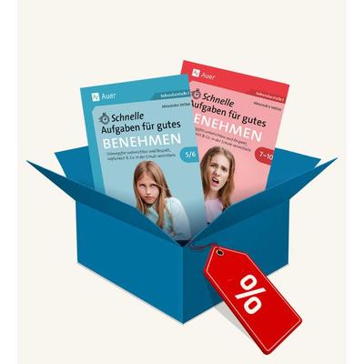 Paket: Schnelle Aufgaben für gutes Benehmen, Set von , Auer Verlag in der AAP Lehrerwelt GmbH, 978-3-403-69001-6