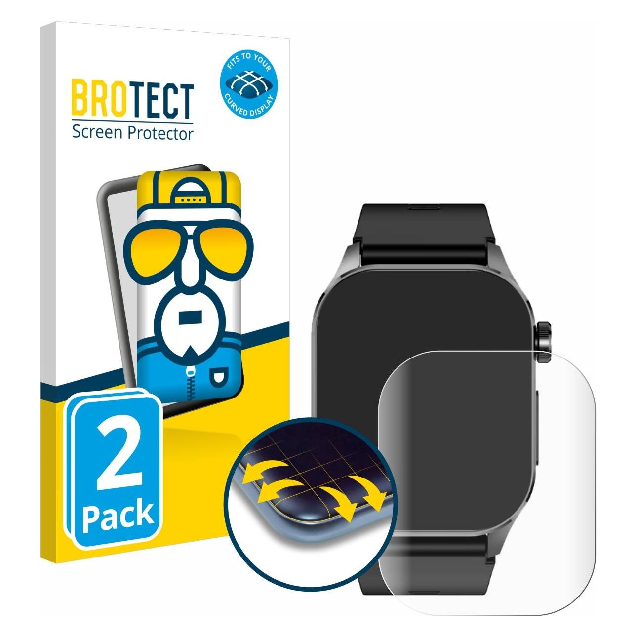 Brotect Fullscreen Schutzfolie Displayschutz Folie Klar Transparent (5157800)
