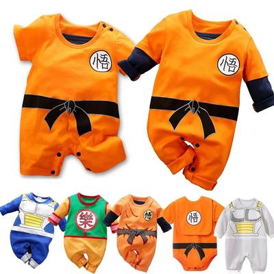 Uplift Essentials Baby Anime Inspired Romper Costume For Newborns And Toddlers 73 yamcha