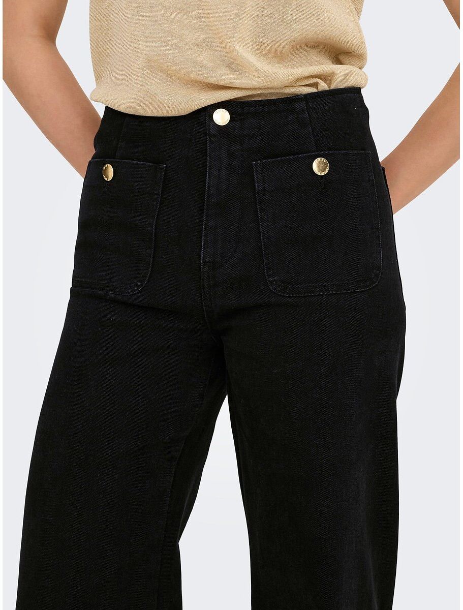 ONLY Jean large poches plaquées