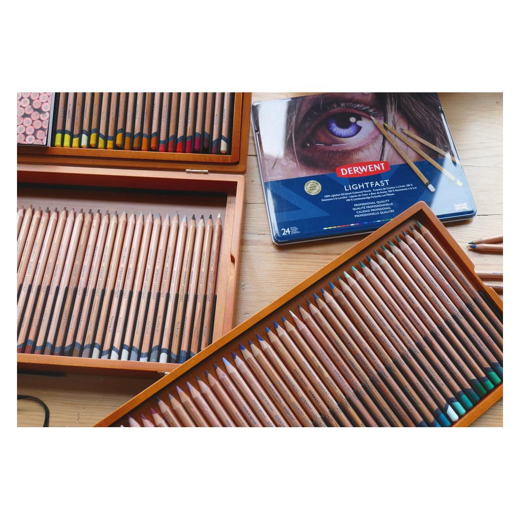 Derwent Buntstifte in Holz-Geschenkbox (100x) (603036)