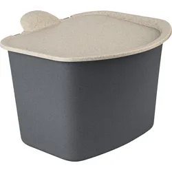 Koziol Abfall Behälter Bibo Bio nature ash grey