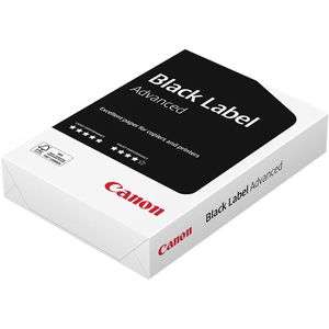 Canon Kopierpapier Black Label Advanced, A4, 80g/qm, hochweiß, 500 Blatt