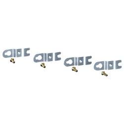 Hensel 20001159 Hensel MI AL 40 Montage-Kit Außenlaschen Edelstahl Metall 4 St.
