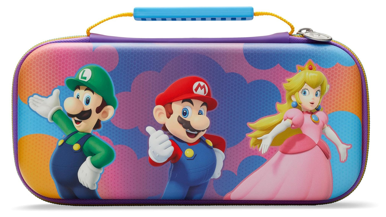 PowerA Hard hoes voor Nintendo Switch, Nintendo Switch Lite en Nintendo Switch OLED, Meerkleurig, Mesh en Rubber, met rits
