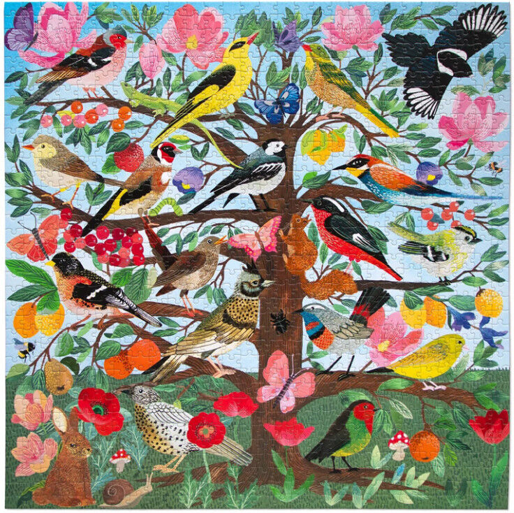 Puzzle 1000 pcs French Medieval Songbirds - Eeboo