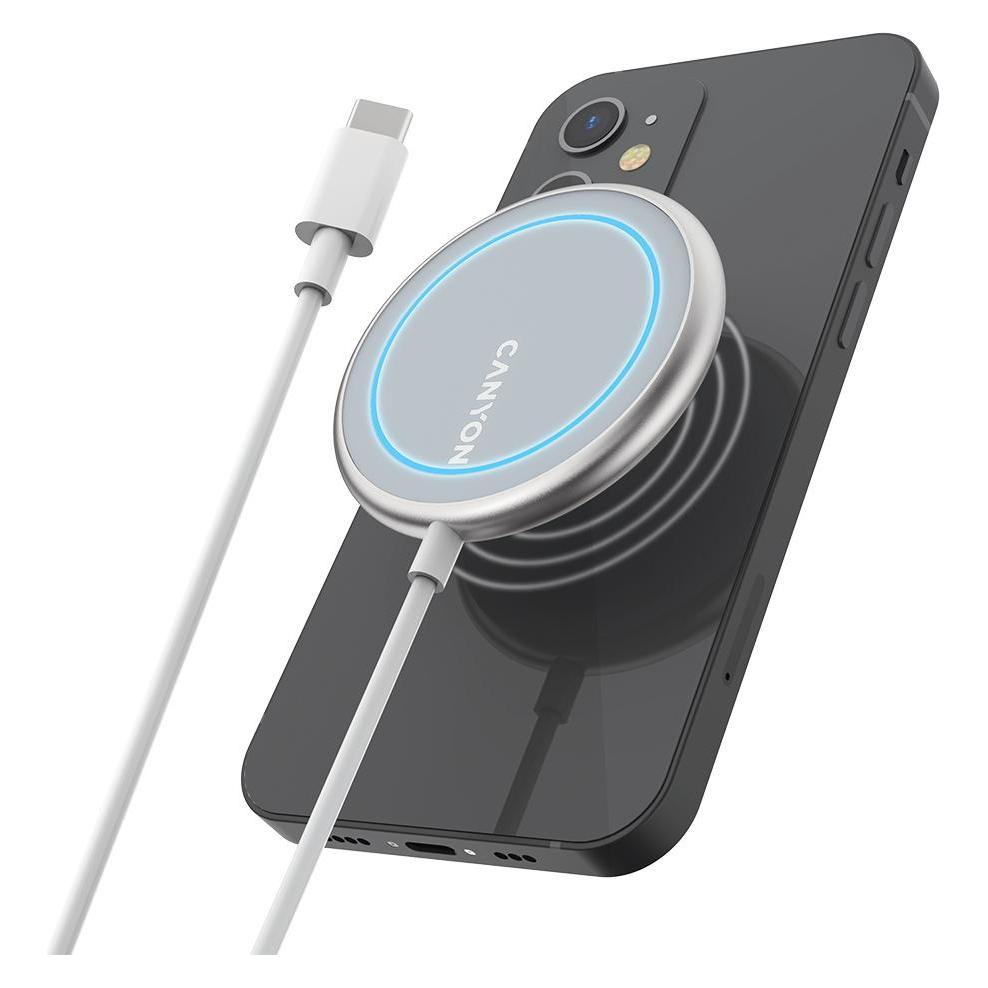 Canyon Ladegerät Wireless QI für Apple USB-C (15 W) (CNS-WCS100)