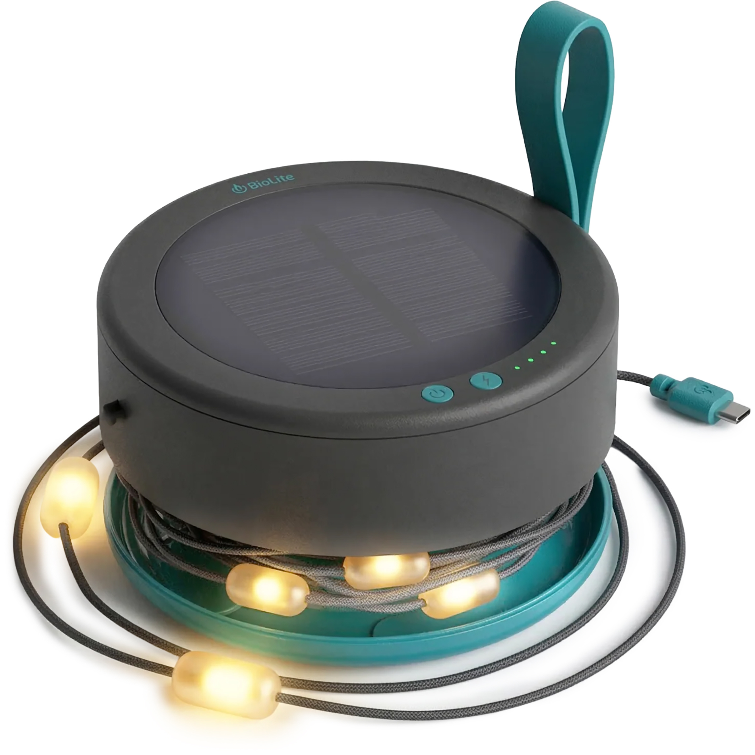 Biolite Solar String 44 Laterne Campinglampen schwarz Camping | Lifestyle
