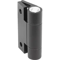 FEDERSCHARNIER FEDER SCHLIEßEND A=55, B=67, ALUMINIUM SCHWARZ SCHWARZ (K1180.556711)