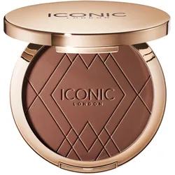 Iconic London, Highlighter + Bronzer, - Ultimate Bronzing Powder - Warm Deep Bronze (Warm Deep Bronze, Bronzer)