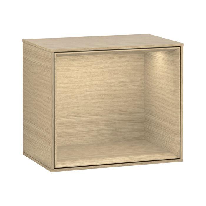 Villeroy und Boch Finion Regalmodul F590PCPC 41,8x35,6x27cm, Ladestation, Regal Oak Veneer, Oak Veneer