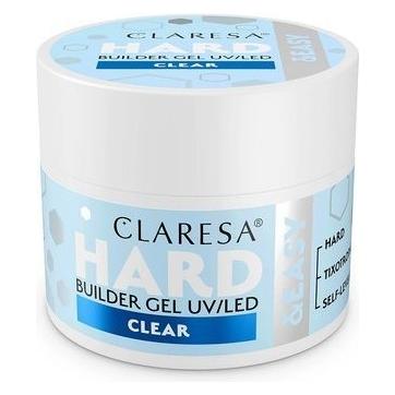 Claresa Hard & Easy Building Gel Clear 45g Perfect For Nail Enhancements (Kunstnägel, Clear) (5903819838381)