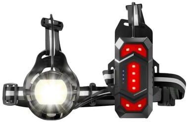 Inspired Deals Rechargeable LED Chest Running Light For Night Safety And Cycling Visibility black