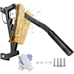 DanDiBo Holzspalter Manuell Wand 96646 Holz Spalten Anzündholz Spalter Wandmontage Brennholzspalter Spalthilfe Stabil Robust