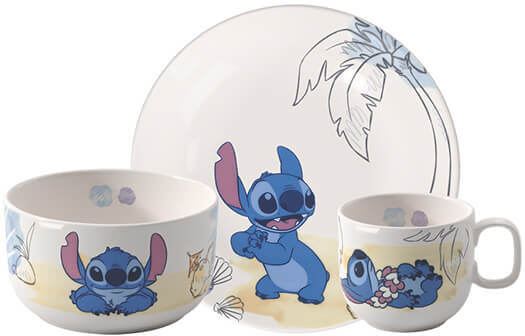 Villeroy & Boch Disney Stitch 3 Piece Childs Crockery Set