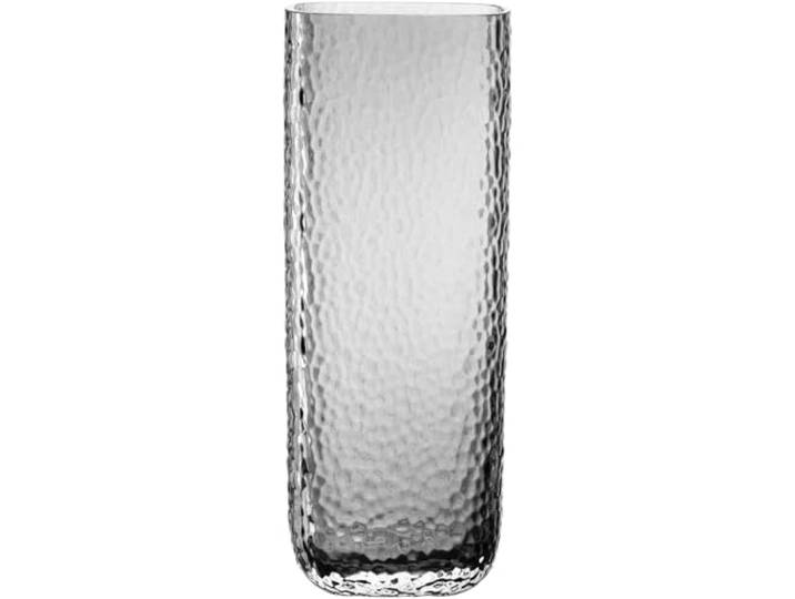 LEONARDO HOME Martello 033199 Vase Polyvalent\, décoration élégante avec Surface Tactile\, Vase pour Plantes Intemporel\, Vase à Fleurs\, Unique\, Hauteur 26\,5 cm\, Gris