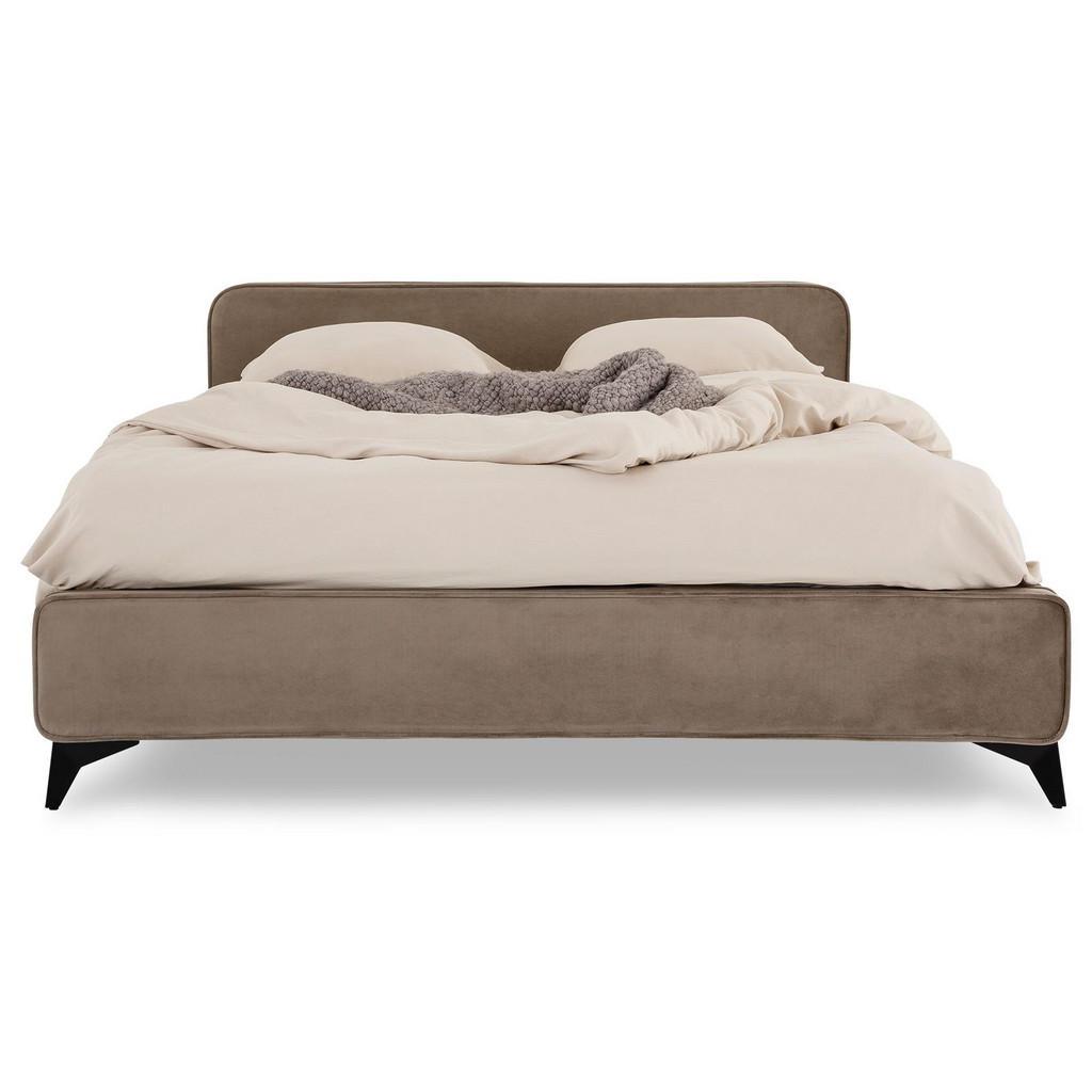Idimex Polsterbett, Greige, Textil, Mode, 140x200 cm, Schlafzimmer, Betten, Polsterbetten