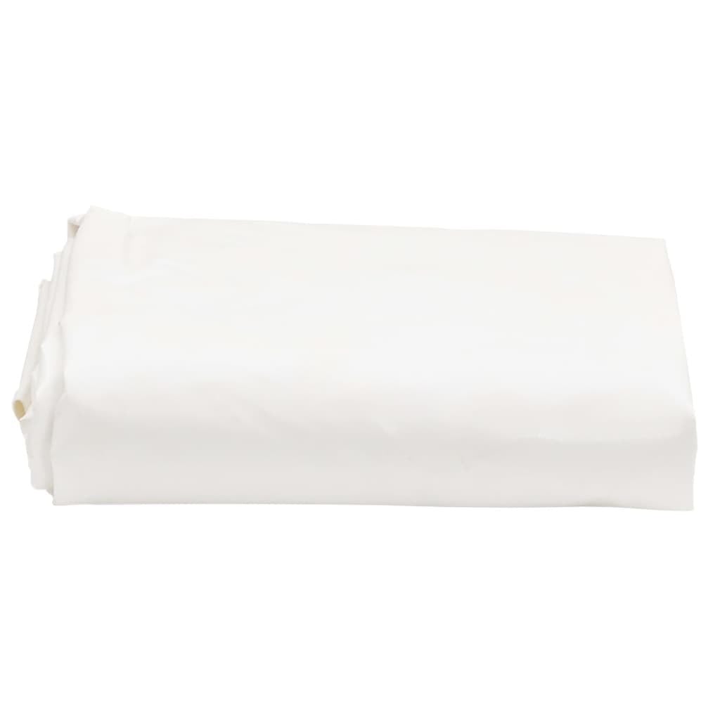 vidaXL Afdekzeil wit 5 x 7 meter 650 g/m²