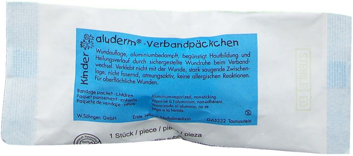 aluderm® Kinder Verbandpäckchen klein Verband 1 St weiss 1 St Verband