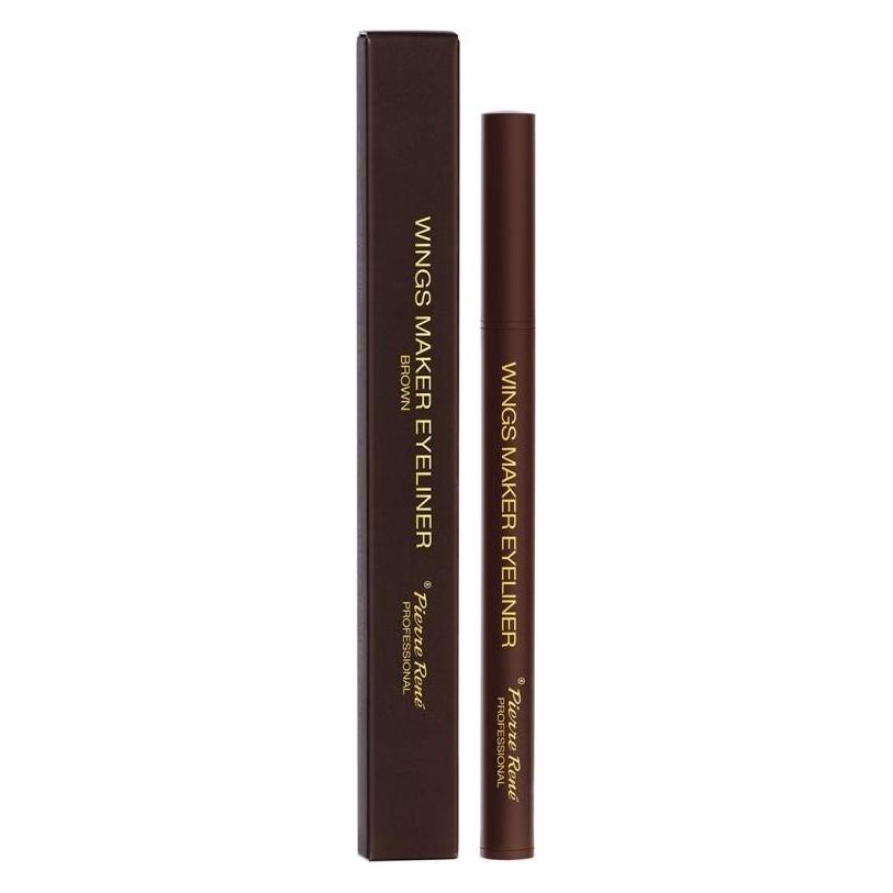 Pierre Rene Professional PIERRE RENE Wings Maker eyeliner Brown 0,5g (Braun) (3700467850015)