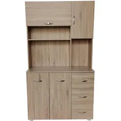 HTI-Living, Regal, Küchenschrank Sonoma Blanca (100 x 40 x 180 cm)