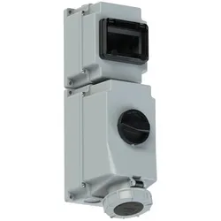 PCE 76352-7 CEE-Steckdose abschaltbar DIN 63A 5p 7h IP66/IP67 763527