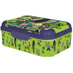 Stor Minecraft Asker Lunch box, Lunchbox, Mehrfarbig