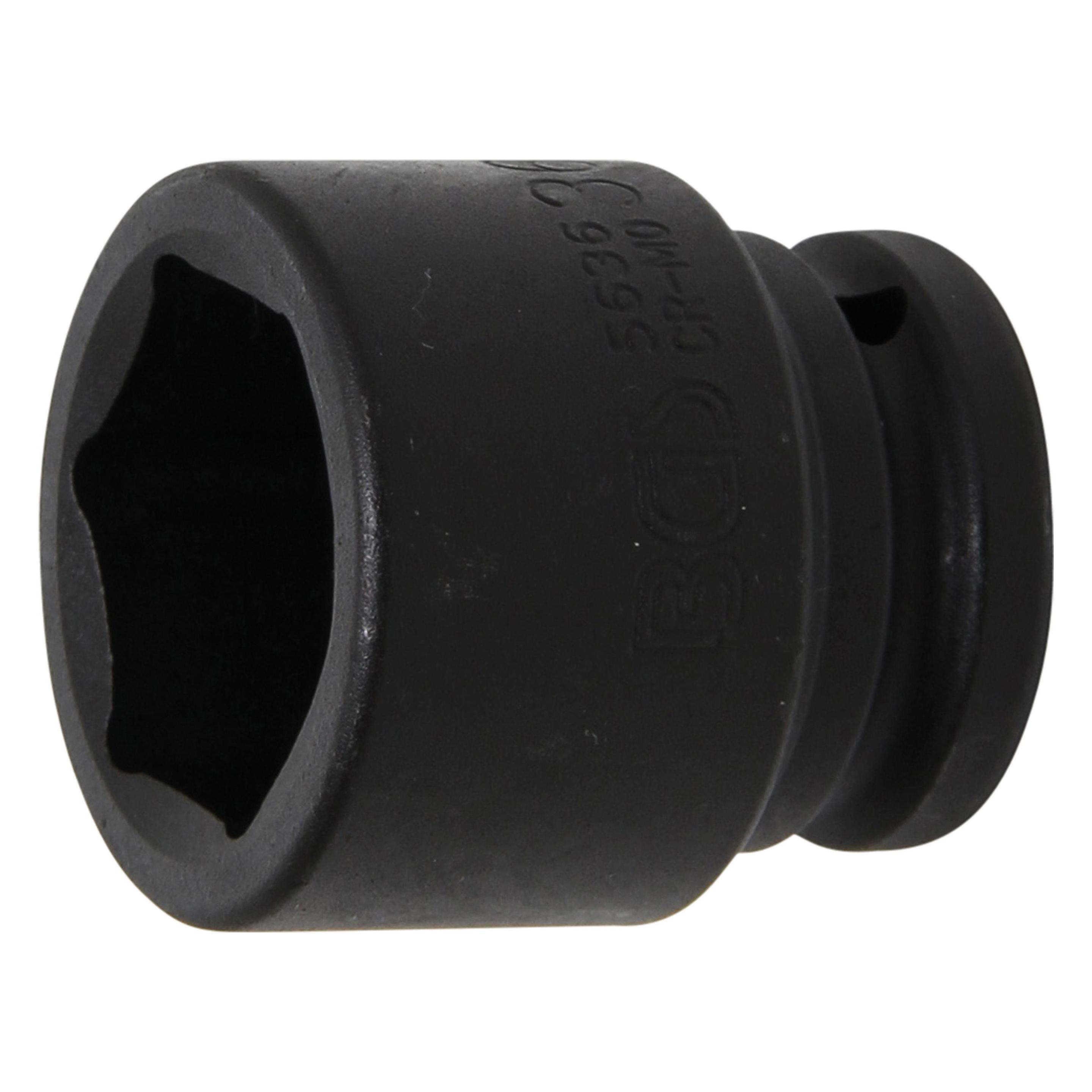 BGS Kraft-Steckschlüssel-Einsatz Sechskant | Antrieb Innenvierkant 20 mm (3/4") | SW 36 mm (36 mm) (5636)