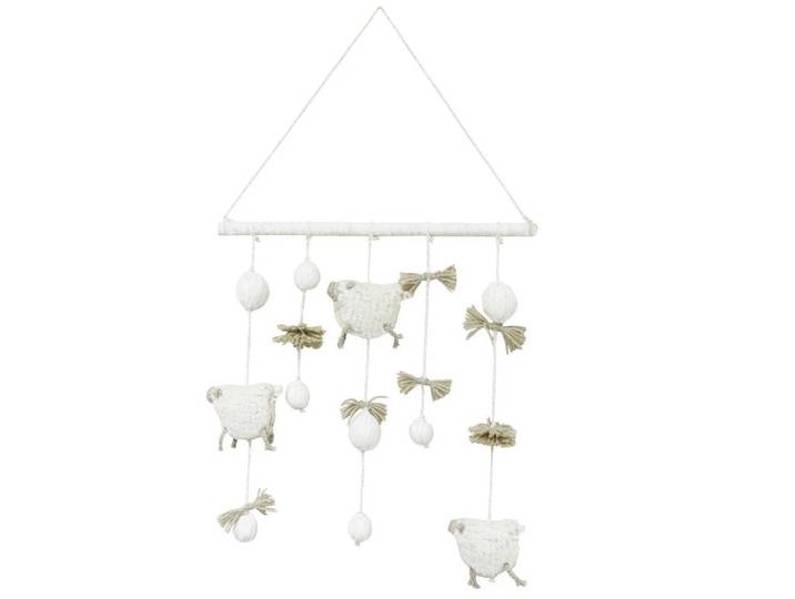 Wanddekoration Flock