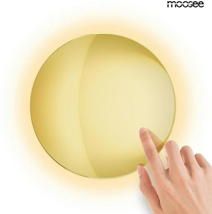 Moosee Lampa Ścienna Shadow Sun 30 Złota