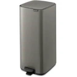 Abfallbehälter BO (BHT 29x65x36 cm) - grau - BHT 29x65x36 cm