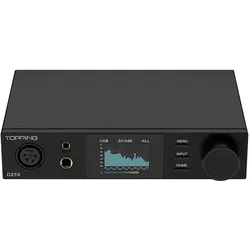 Topping DX5 II (Display, Gain-Schalter, USB-DAC, Bluetooth), Kopfhörerverstärker, Schwarz
