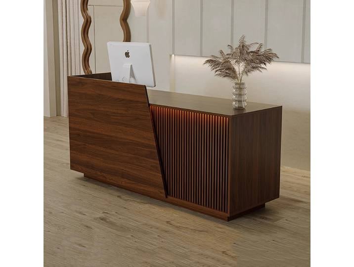 Bureau moderne réception comptoir décorations stockage nordique réception comptoir Simple moderne luxe meubles commerciaux