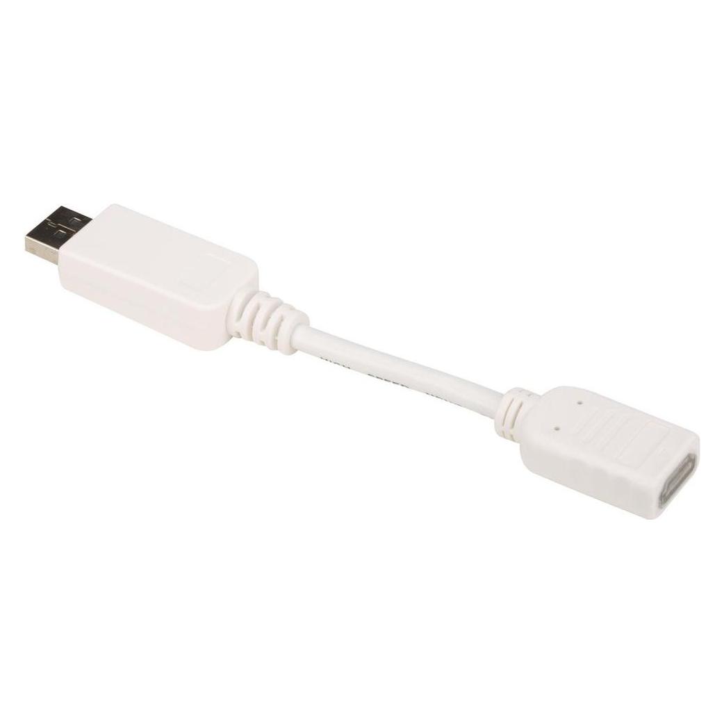 RS PRO DisplayPort-Kabel, Male - Female, 150mm (0.15 m) (1828899)