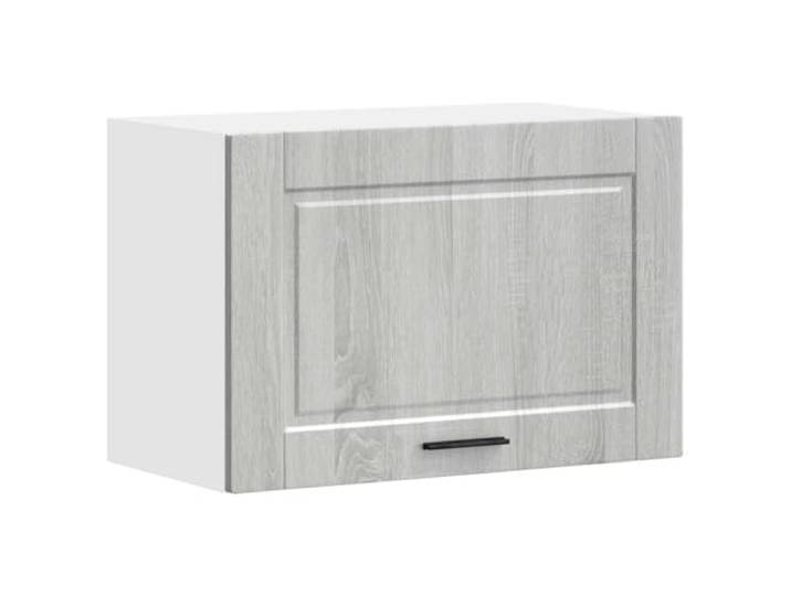 KGHFDVB Küchen-Hängeschrank 60 x 31 x 40 cm Porto Holzwerkstoff Grau Sonoma Holzwerkstoff Grau Sonoma, bis 70 kg belastbar, für kleine Küchen, Wandmontage, 60 x 31 x 40 cm